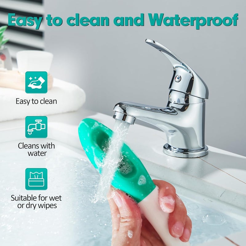YIFOCUS Toilet Aids for Wiping, 2 Pack Long Reach Comfort Butt Wiper Tool (15.7"), Bottom Wiping Aid for Disabled, Elderly,Overweight, Pregnant & Limited Mobility, Reusable and Easy to Clean - Image 5
